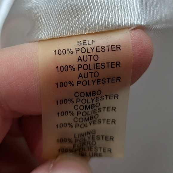 Vince Camuto blue white striped lace accent sleeveless knee length dress 2 - Picture 8 of 9